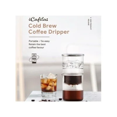 iCafilas Cold Brew Coffee Maker - Clear